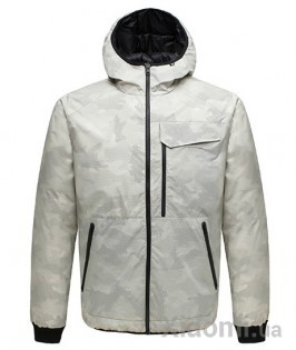 Куртка Xiaomi Uleemark double-sided wear men's down jacket White-Black M